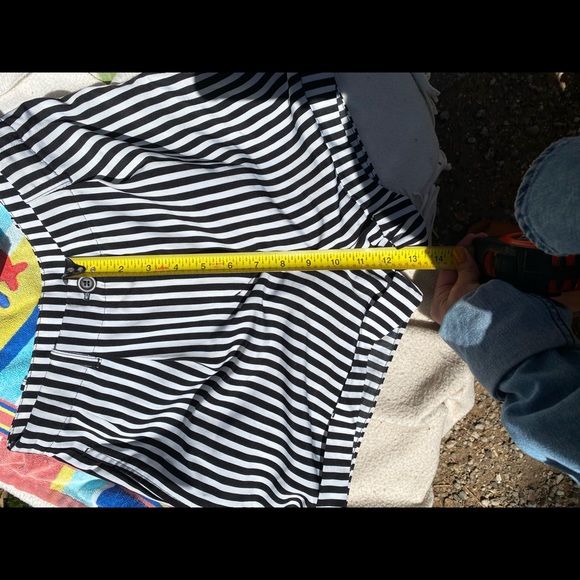 American Apparal Striped high Waisted Shorts - Picture 5 of 6